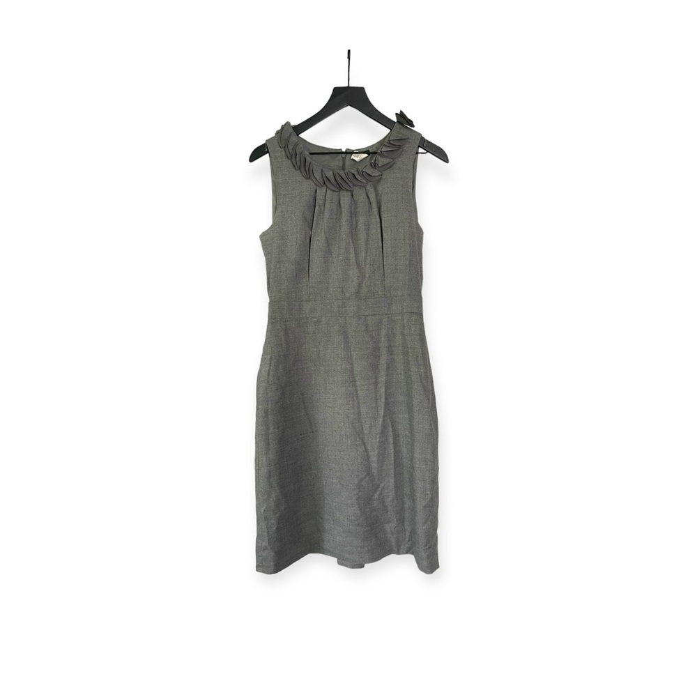 J. CREW grey wool blend dress